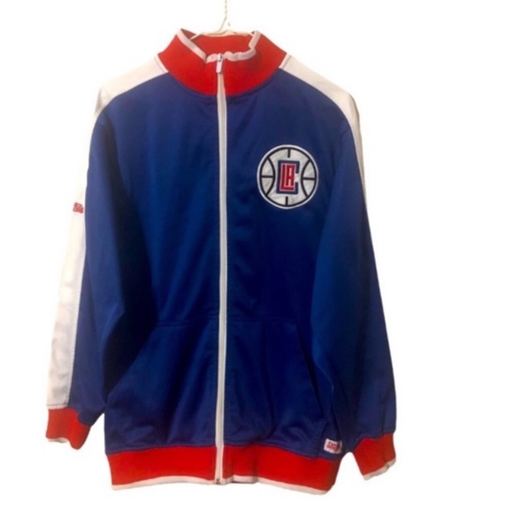 Stitches Other - STITCHES LA CLIPPERS Full Zipper Red White And Blue SPORTS Jacket Size SMALL